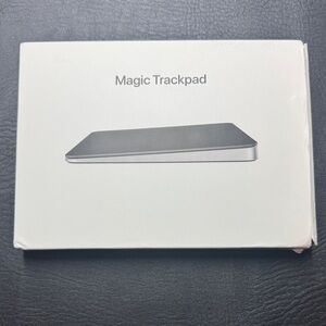 Apple Magic Trackpad in Silver and White